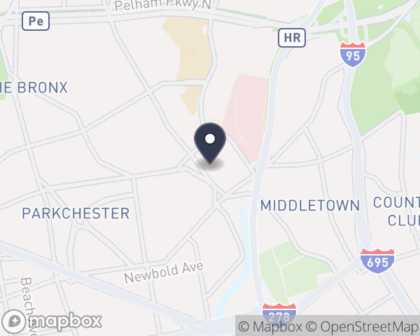 Map location of Bronx Outreach Center OP