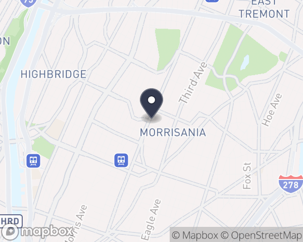 Map location of Bronx/Lebanon Hospital Center