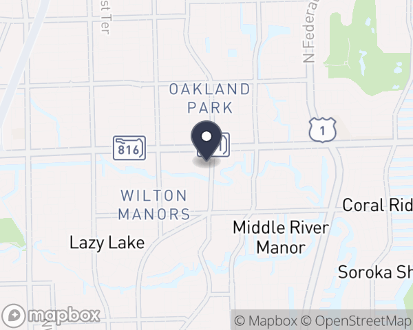 Map location of Broward Cty Board of Cty Commissioners