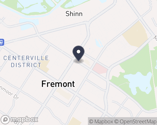 Map location of City of Fremont Youth and Family Servs
