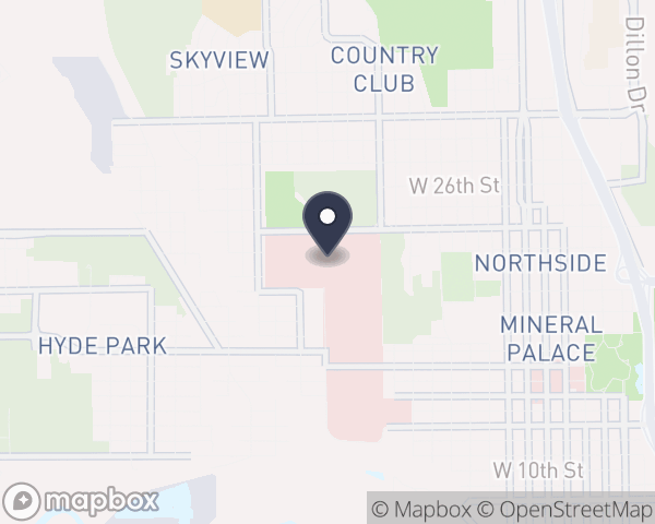 Map location of CO Mental Health Institute at Pueblo