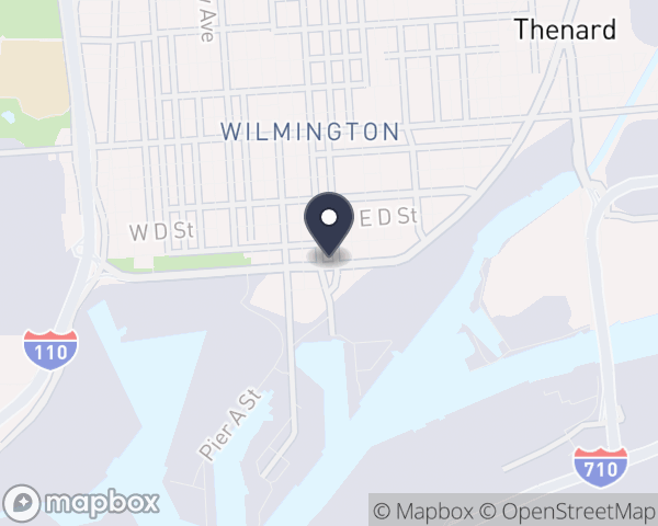 Map location of Coastal Recovery Comp Treatment Center