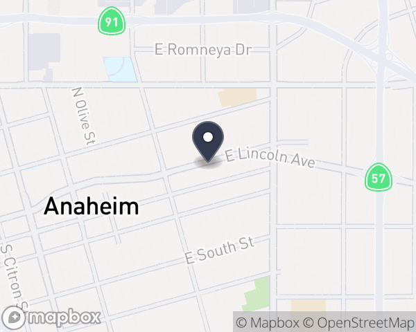 Map location of College Hospital Cerritos