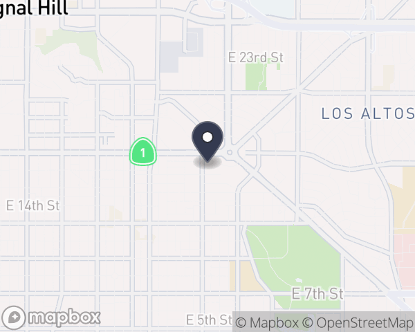 Map location of Community Hospital of Long Beach