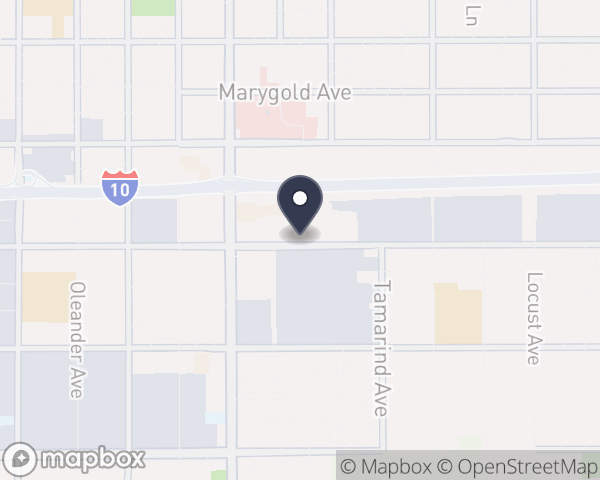 Map location of County of San Bernardino DBH