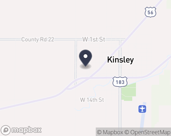 Map location of Edwards County Hospital