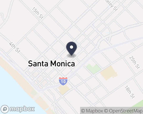 Map location of Family Service of Santa Monica