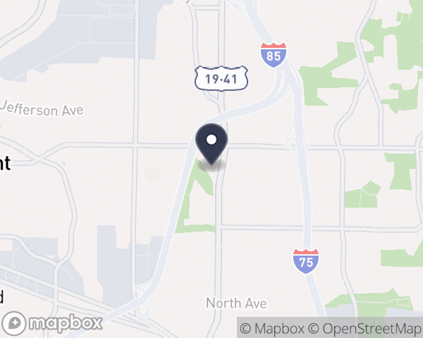 Map location of Fulton Cnty Oak Hill Child Adol and