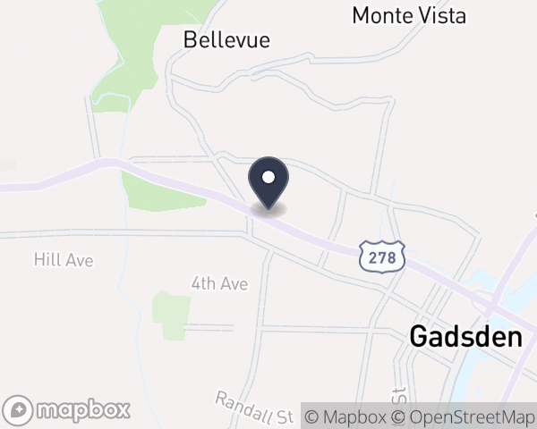 Map Location for Gadsden Treatment Center