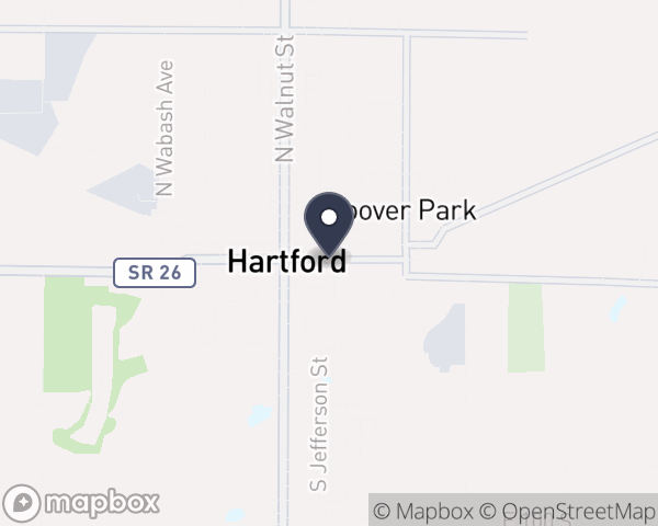 Map location of Hester Hollis Concern Center