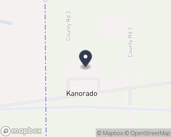 Map location of High Plains Mental Health Center