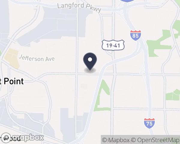 Map location of HUGS Recovery Center