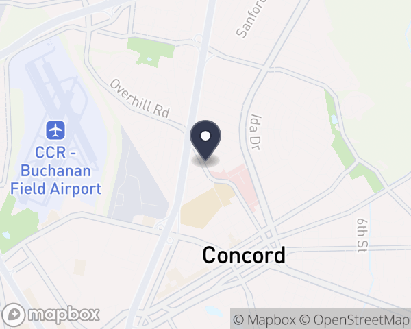 Map location of John Muir Health