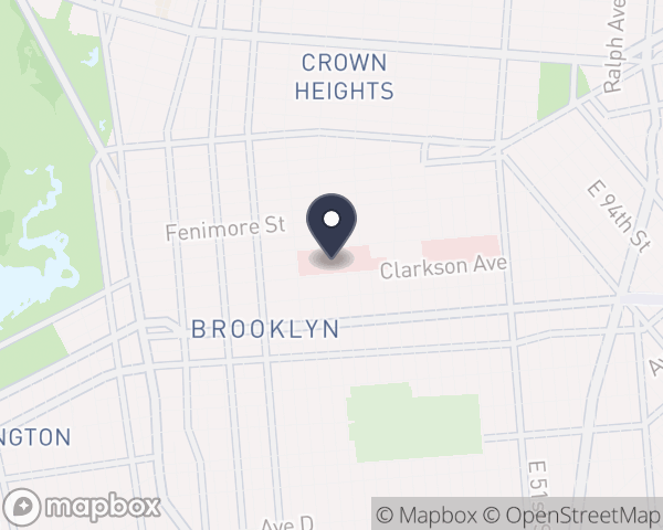 Map location of Kings County Hospital Center