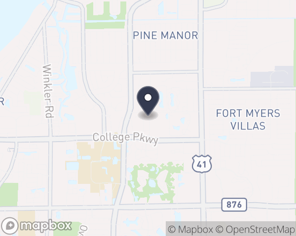 Map location of Lee Memorial Behavioral Health Center