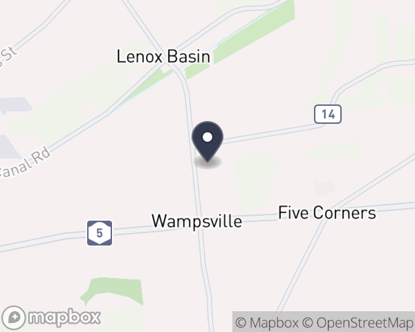 Map location of Madison County MH Department