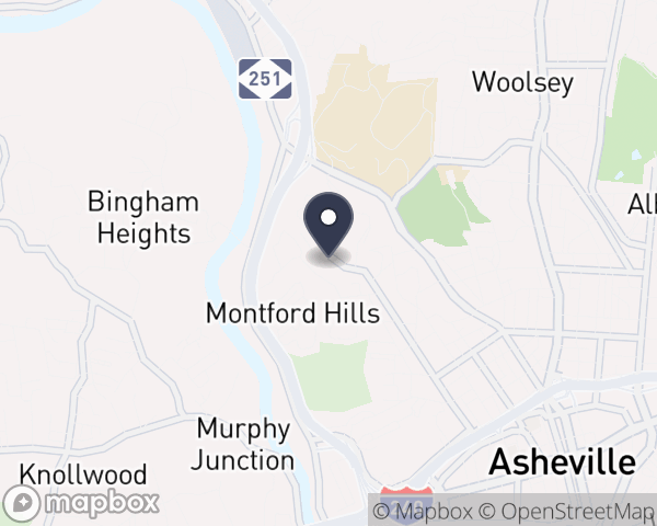 Map location of Mary Benson House