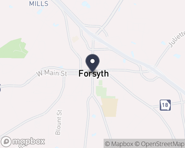 Map location of McIntosh Trail CSB