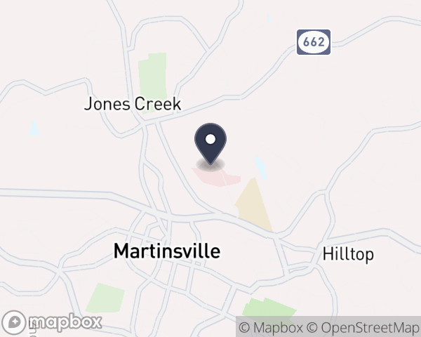 Map Location for Memorial Hospital of Martinsville