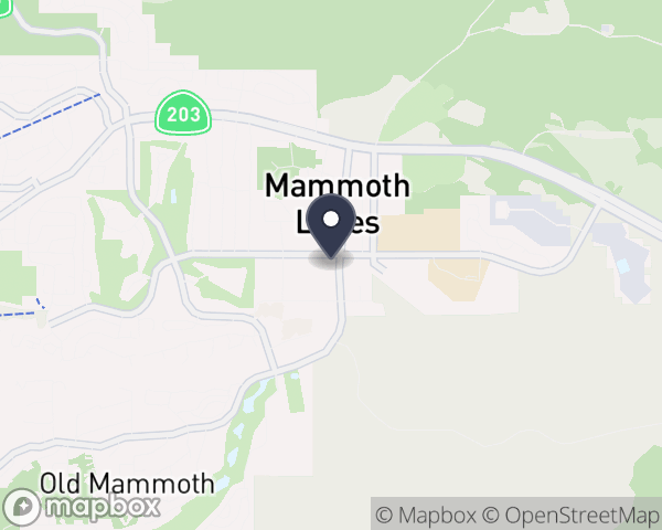Map location of Mono County Behavioral Health