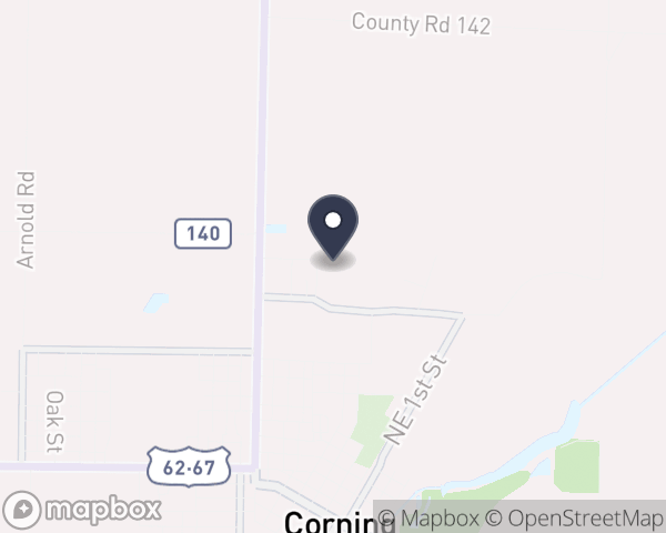 Map location of NE Arkansas Community MH Center Inc