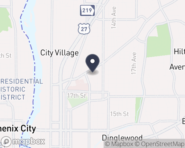 Map location of New Horizons Community Service Board