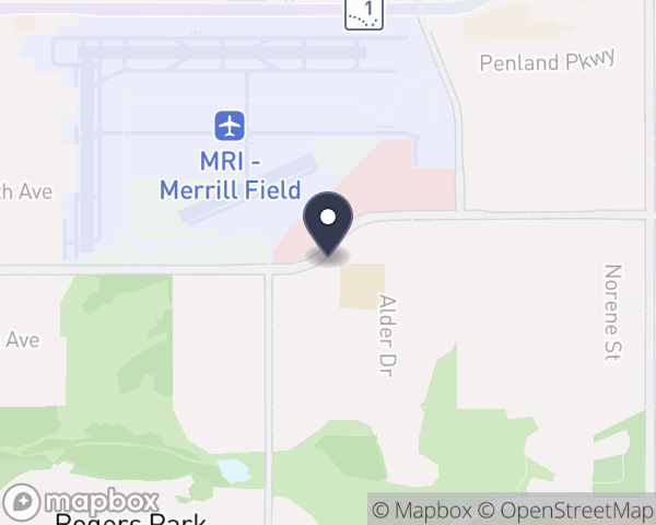 Map location of North Star DeBarr Hospital