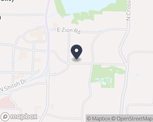 Map location of Northwest Arkansas Psychological Group