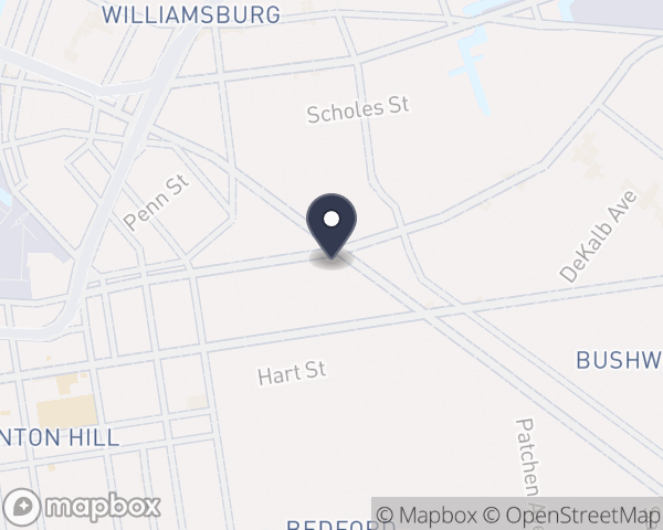 Map location of NYC/H H Woodhull Medical MH Ctr