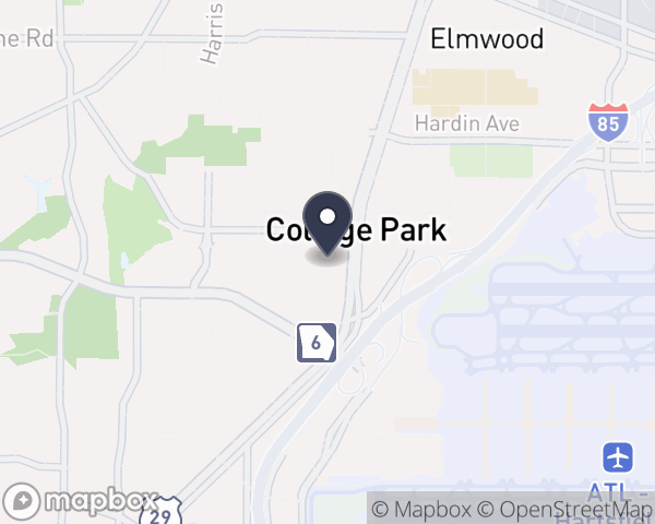 Map location of Odyssey Family Counseling Center